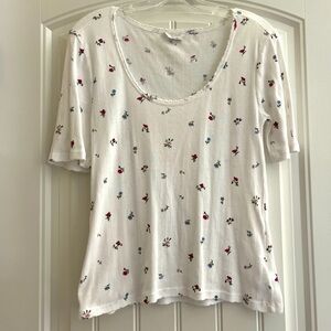 Lucky Brand Floral T-Shirt